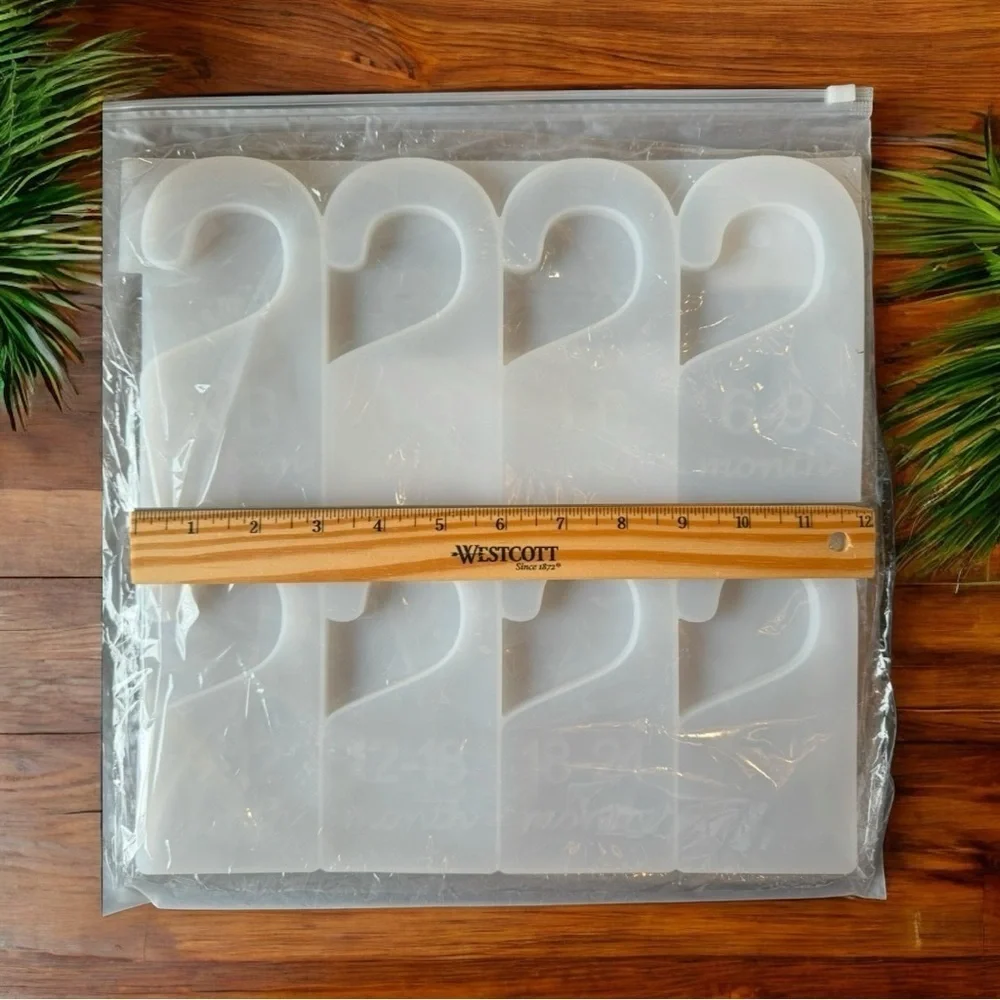 LET’S RESIN Baby Closet Divider Silicone Molds